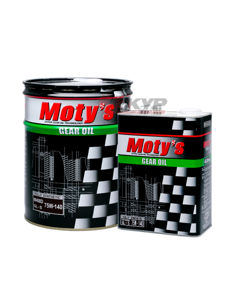 MOTY'S TRANSMISSION FLUID M408D 75W140 4L : KYP Performance House