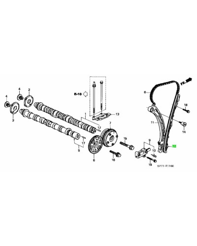 HONDA OEM K24 CAM TIMING CHAIN GUIDE : KYP Performance house