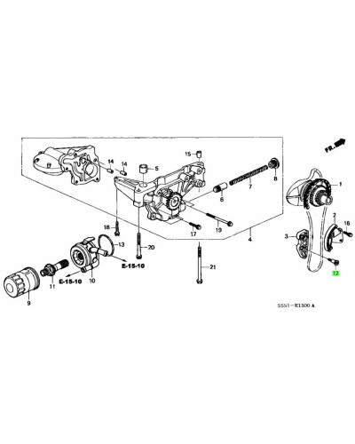 HONDA OEM K20 & K24 CHAIN GUIDE BOLT : KYP Performance house