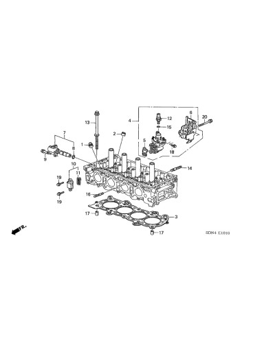 HONDA OEM K24 CL9 RBB 87MM HEADGASKET : KYP Performance house