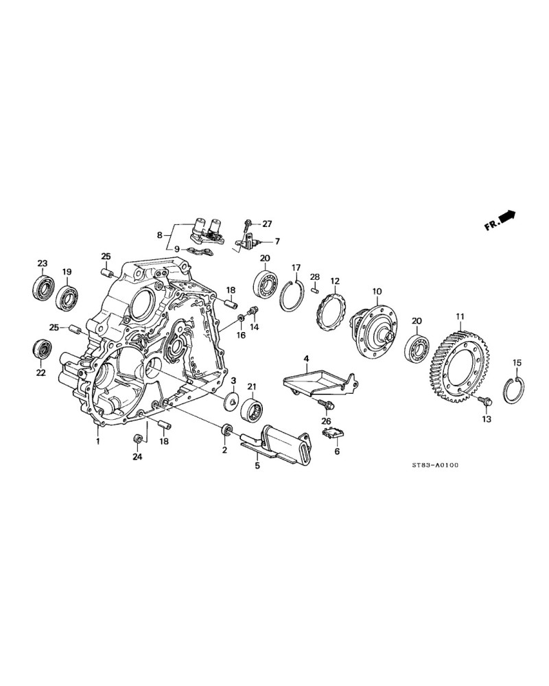 HONDA OEM B SERIES GEAR BOX DRIVE SHAFT SEAL ( BELL HOUSING SIDE OUTER ) : KYP Performance house