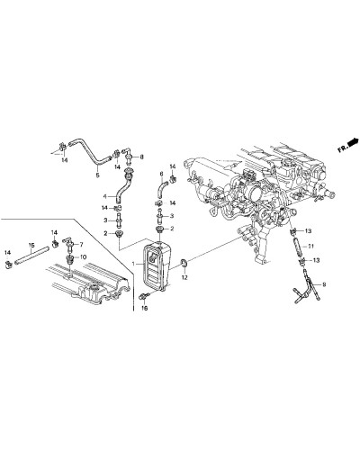 HONDA OEM B SERIES PCV VALVE : KYP Performance house