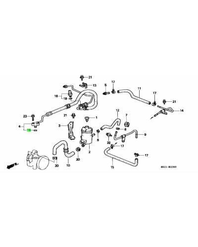 HONDA OEM POWER STEERING HIGH PRESSURE LINE O-RING : KYP Performance house