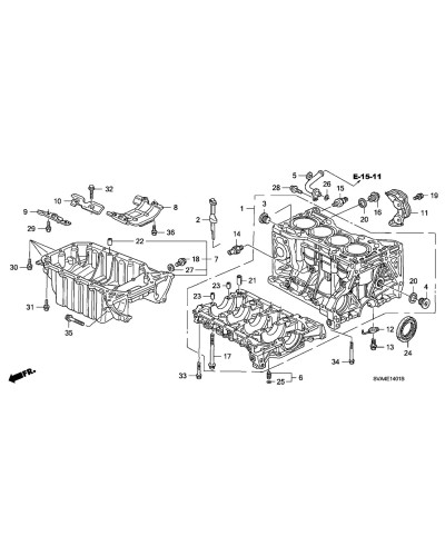 HONDA OEM K SERIES OIL COOLER OUTLET O-RING : KYP Performance house