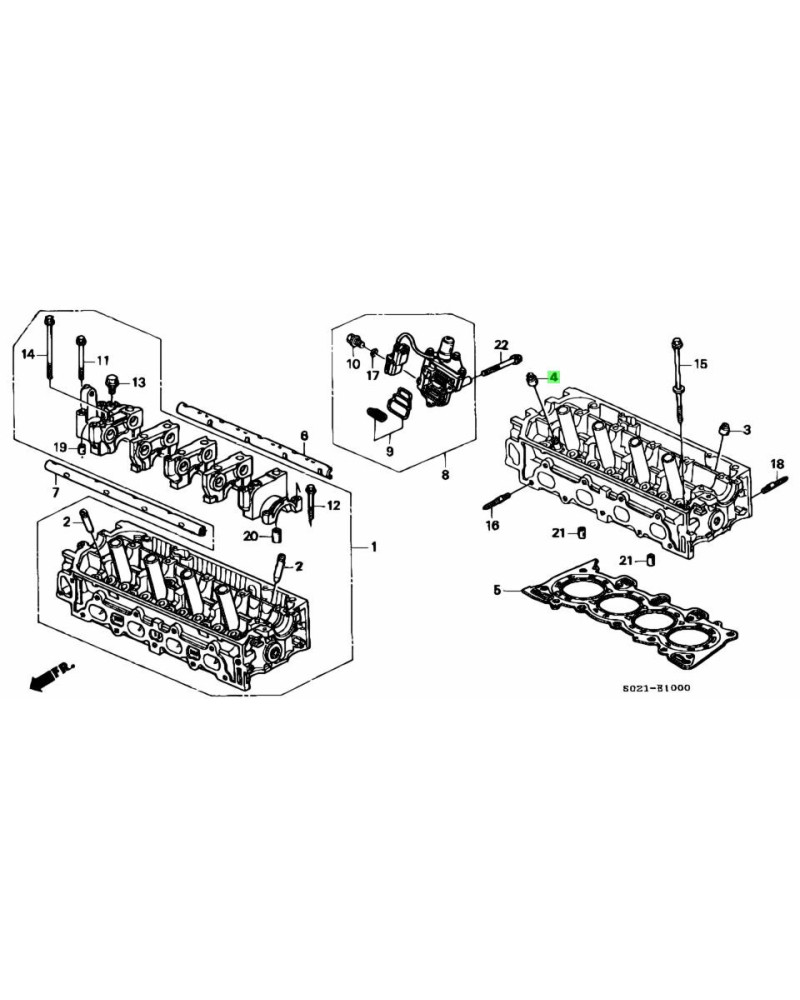 HONDA OEM EXHAUST VALVE STEM SEAL : KYP Performance house