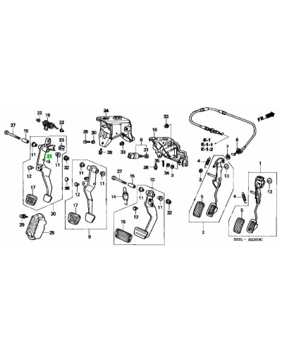 HONDA OEM PEDAL PIN BUSH : KYP Performance house