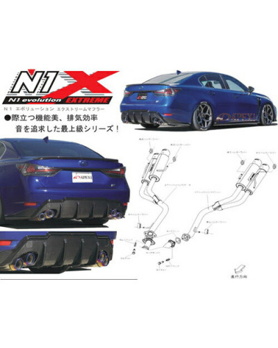 APEXI N1 Evolution X Exhaust For LEXUS GS F : KYP Performance House