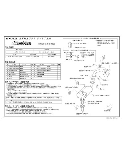 APEXI N1 Evolution Exhaust For SUZUKI Lapin HE21S : KYP Performance House