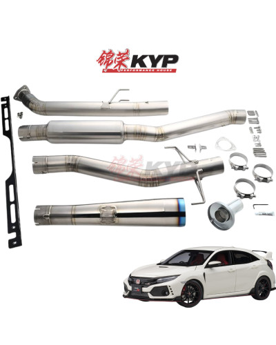 RSE FULL TITANIUM MUFFLER CIVIC TYPE-R FK8 TYPE-R : KYP Performance House