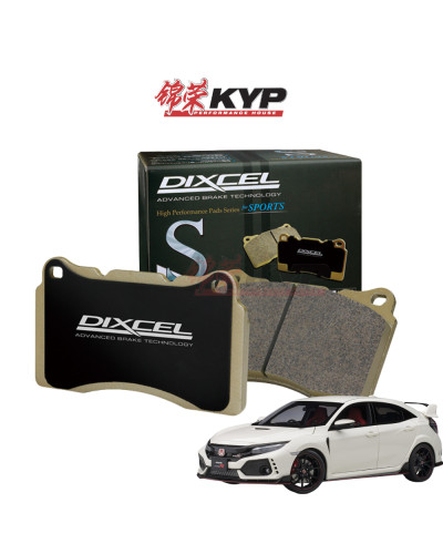 DIXCEL TYPE S BRAKE PADS - STI/EVO/SS-V/FK8 TYPE-R/BRZ/86 (BREMBO) (FRONT) : KYP Performance House