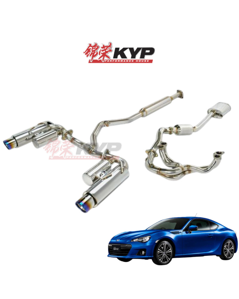 APEXI FULL EXHAUST SYSTEM WITH N1 EVOLUTION EXTREME MUFFLER - BRZ ZC6 86 ZN6 MT : KYP Performance House