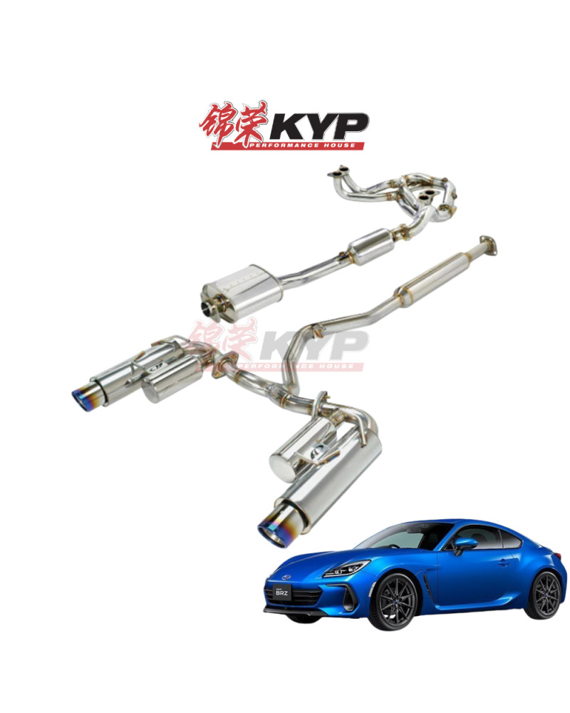 APEXI FULL EXHAUST SYSTEM WITH N1 EVOLUTION EXTREME MUFFLER - SUBARU BRZ ZD8 TOYOTA GR86 ZN8 FA24 MT : KYP Performance House