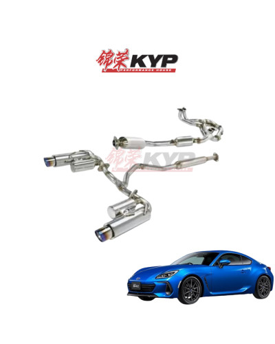 APEXI FULL EXHAUST SYSTEM WITH N1 EVOLUTION EXTREME MUFFLER - BRZ ZD8 GR86 ZN8 AT : KYP Performance House