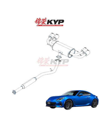 APEXI RACING SPORTS EVOLUTION EXTREME RSX EXHASUT MUFFLER FOR SUBARU BRZ ZD8 TOYOTA GR86 ZN8 FA24 QUAD TYPE (Catback) : KYP Perf