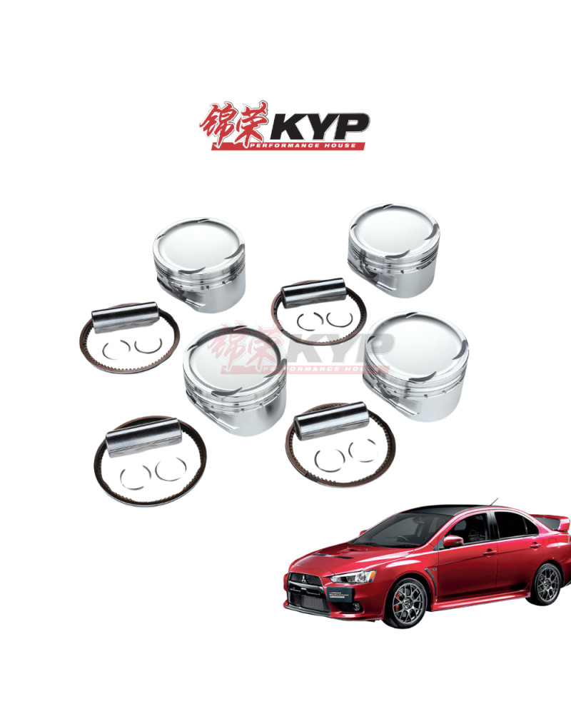 RSE FORGED PISTON 4B11 EVO10 87.00MM CH27.40 (2.3) CP : KYP Performance House