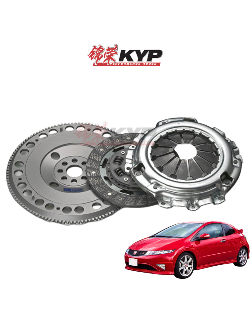 TODA RACING ULTRA LIGHT WEIGHT CHROMOLY FLYWHEEL AND CLUTCH KIT SPORTS DISC - CL7 CL9 EP3 FD2 FN2 DC5 : KYP Performance House