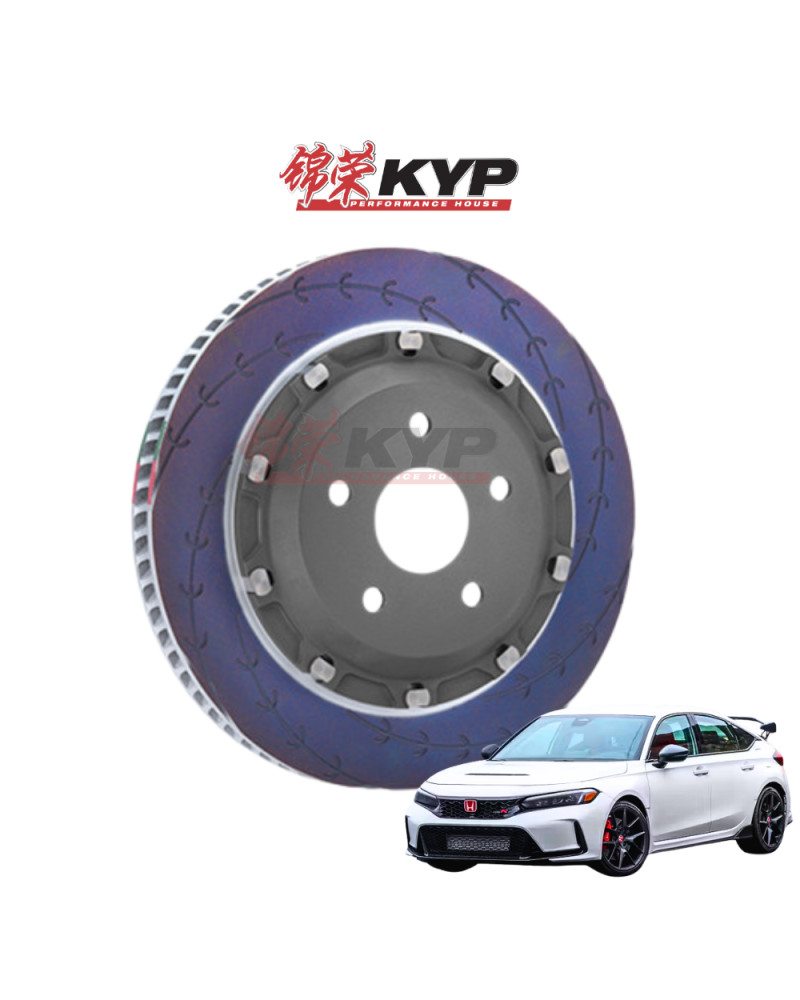 ENDLESS BRAKE ROTOR RACING E-SLIT FRONT For HONDA CIVIC FK8 FL5 (TYPE R) : KYP Performance House