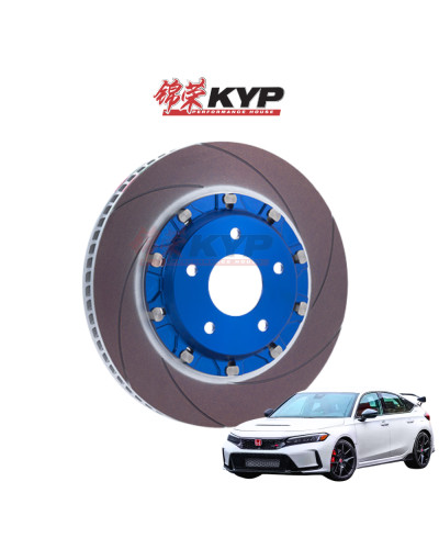 ENDLESS BRAKE ROTOR RACING CURVING SLIT FRONT FOR HONDA CIVIC FK8 FL5 (TYPE R) : KYP Performance House