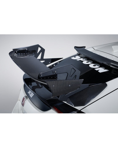 SPOON SPORTS CRANE NECK WING (CARBON) FOR HONDA CIVIC TYPE R FK8 : KYP Performance House