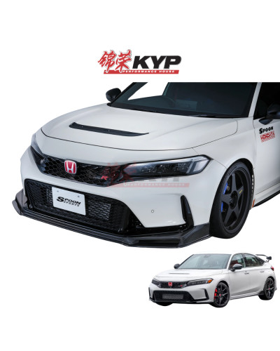 SPOON SPORTS CARBON LIP SPOILER FOR HONDA CIVIC TYPE R FL5 : KYP Performance House