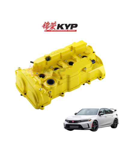 SPOON SPORTS YELLOW HEAD COVER FOR HONDA CIVIC TYPE R FK8 FL5 : KYP Performance House