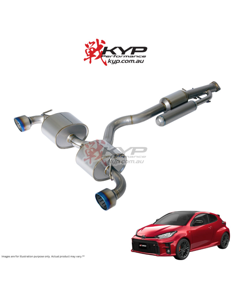 HKS Super Turbo Muffler Ti Titanium Exhaust System - GR Yaris GXPA16 : KYP Performance House