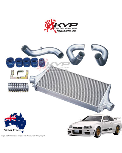 HKS Intercooler Kit R Type Super Size - NISSAN GTR BNR32 BCNR33 BNR34 - 13001-AN008 : KYP Performance House