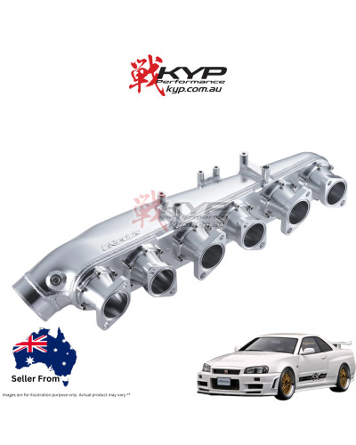 Greddy Intake Plenum Surge Tank Standard Throttle - Nissan Skyline GT-R BNR32 BCNR33 - 13522308 BNR34 : KYP Performance House