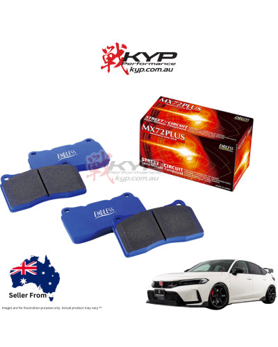 ENDLESS MX72 PLUS BRAKE PAD REAR FOR HONDA CIVIC FK8 FL5 (TYPE-R) : KYP Performance House