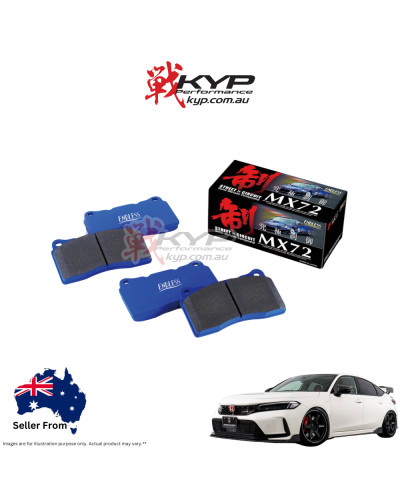 ENDLESS MX72 BRAKE PAD REAR FOR HONDA CIVIC FK8 FL5 (TYPE-R) : KYP Performance House