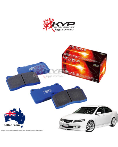 ENDLESS MX72 PLUS BRAKE PAD REAR FOR HONDA EK9 EP3 FD2R DC2R DC5R CL7 CL9: KYP Performance House