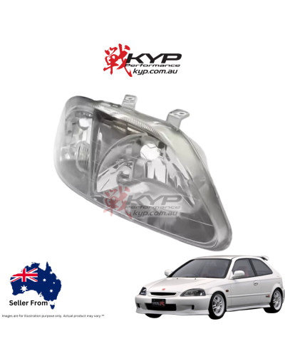 HONDA OEM EK9 99 SPEC TYPE R HEAD LIGHT L SIDE : KYP Performance house