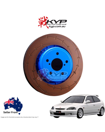 ENDLESS BRAKE ROTOR E-SLIT FRONT FOR HONDA CIVIC EK9 DC2 (TYPE R) : KYP Performance House