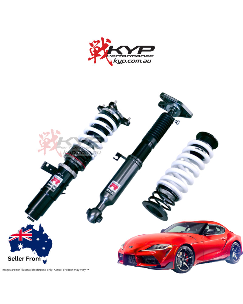 HKS HIPERMAX R SERIES COILOVERS SUSPENSION TYPE FOR TOYOTA GR SUPRA A90 : KYP Performance House