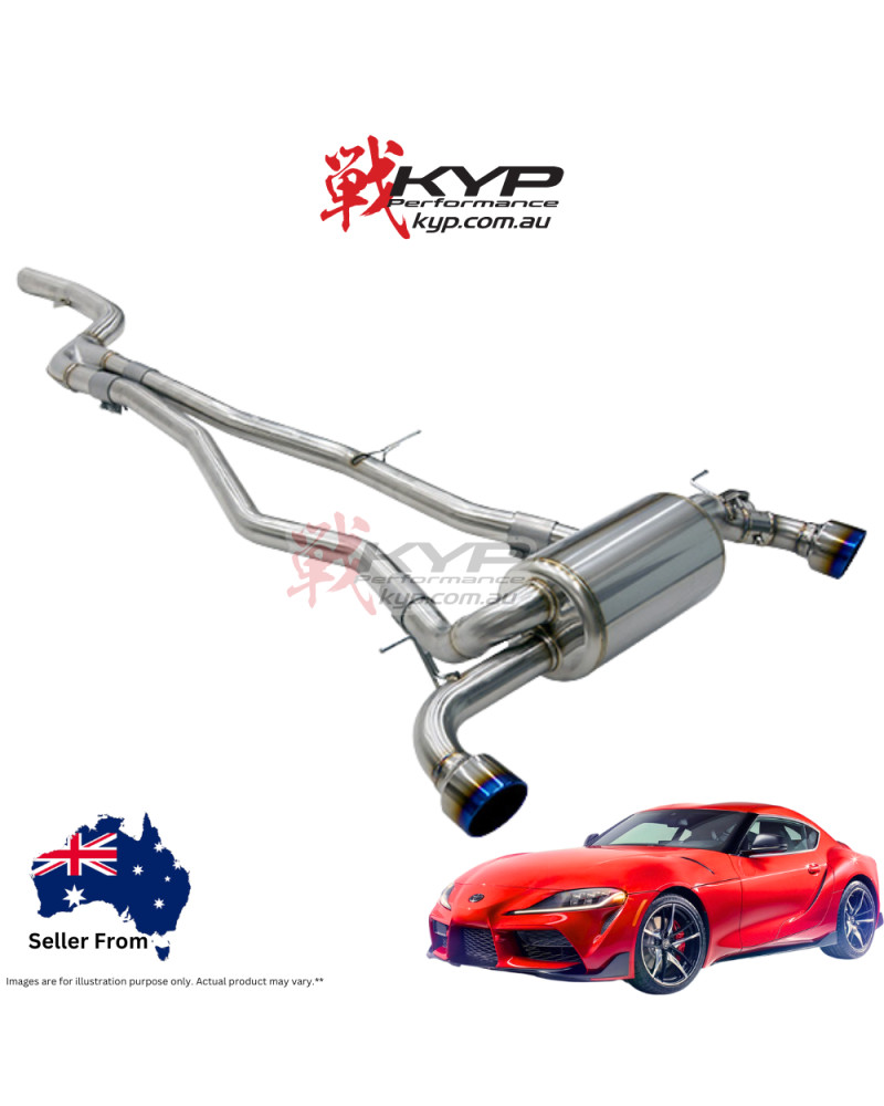 HKS Super Turbo Muffler Exhaust System FOR GR Supra A90 : KYP Performance House