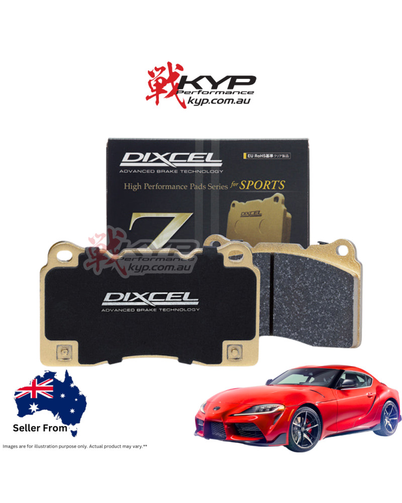 DIXCEL TYPE Z BRAKE PADS - TOYOTA SUPRA A90/BMW 2 3 4 5 6 7 8 GX SERIES (FRONT) : KYP PERFORMANCE HOUSE