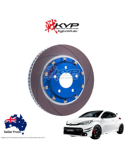 ENDLESS BRAKE ROTOR RACING CURVING SLIT FRONT FOR TOYOTA GR YARIS GXPA16 : KYP Performance House