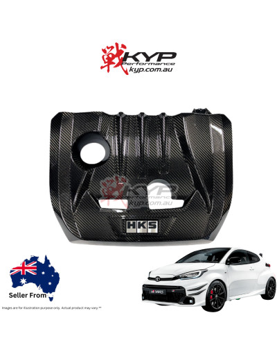 HKS DRY CARBON ENGINE COVER For TOYOTA GR YARIS GXPA16 GR COROLLA GZEA14H : KYP Performance House