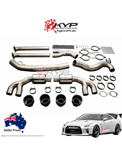 RSE FULL TITANIUM EXHAUST SYSTEM GT-R R35 : KYP Performance House