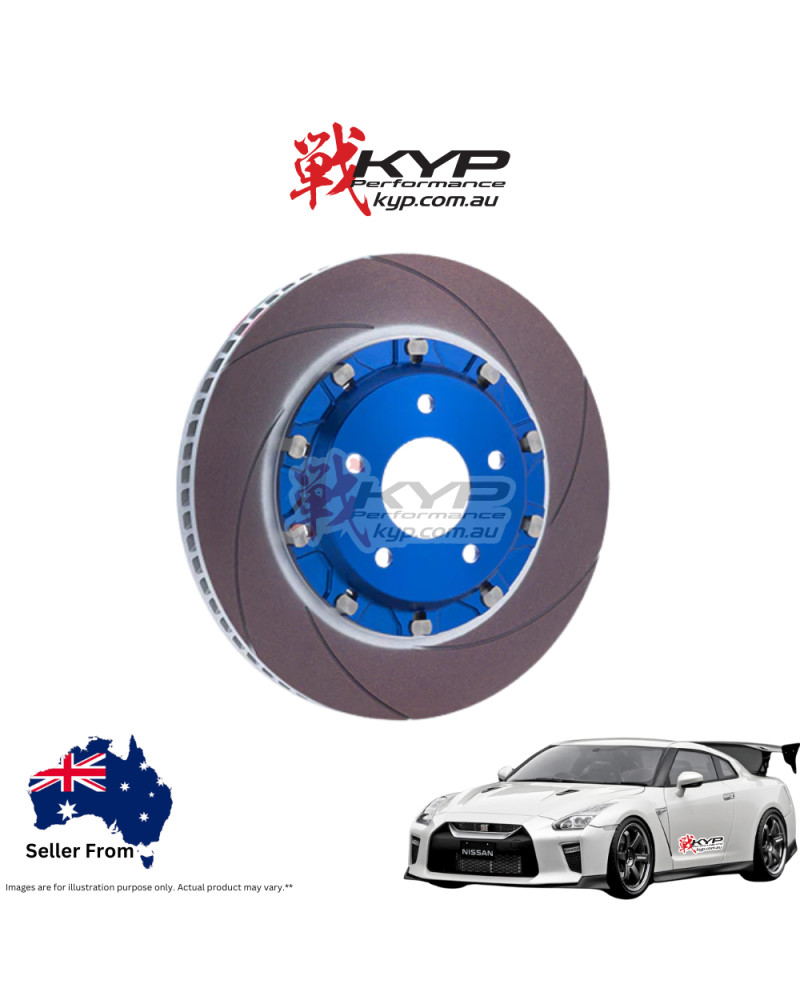 ENDLESS BRAKE ROTOR RACING E-SLIT FRONT FOR NISSAN GT R R35 : KYP Performance House