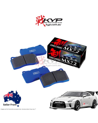 ENDLESS MX72 BRAKE PAD FRONT FOR NISSAN GT-R R35 : KYP Performance House