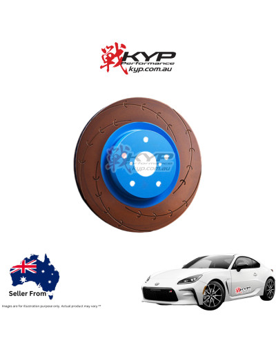 ENDLESS BRAKE ROTOR E-SLIT FRONT FOR TOYOTA GR86 ZN8 : KYP Performance House