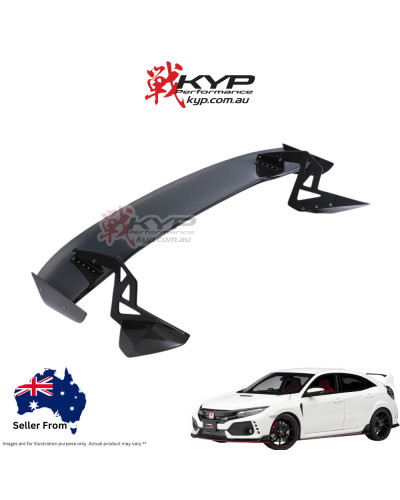 SPOON SPORTS CRANE NECK WING (CARBON) FOR HONDA CIVIC TYPE R FK8 : KYP Performance House