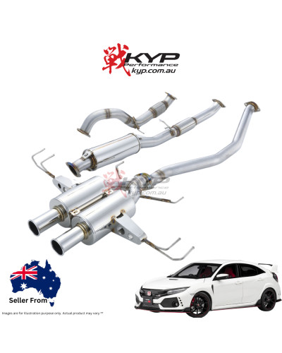 SPOON SPORTS N1 MUFFLER KIT FOR HONDA CIVIC TYPE R FK8 : KYP Performance House