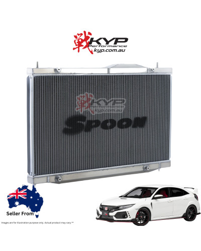 SPOON SPORTS ALUMINUM RADIATOR FOR HONDA CIVIC TYPE R FK8 : KYP Performance House