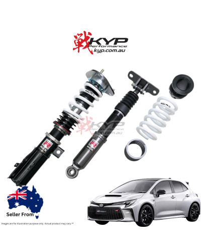 HKS HIPERMAX R SERIES COILOVERS SUSPENSION TYPE FOR TOYOTA GR COROLLA GZEA14H G16E-GTS : KYP Performance House