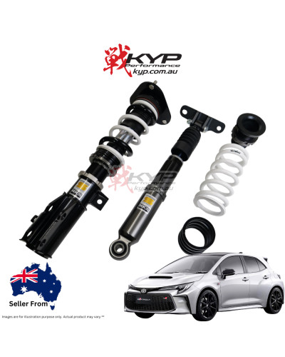 HKS HIPERMAX S SERIES COILOVERS SUSPENSION TYPE FOR TOYOTA GR COROLLA GZEA14H G16E-GTS : KYP Performance House