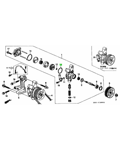 HONDA OEM O-RING 51.0 X 2.4 - 91348-P2A-003 : KYP PERFORMANCE HOUSE