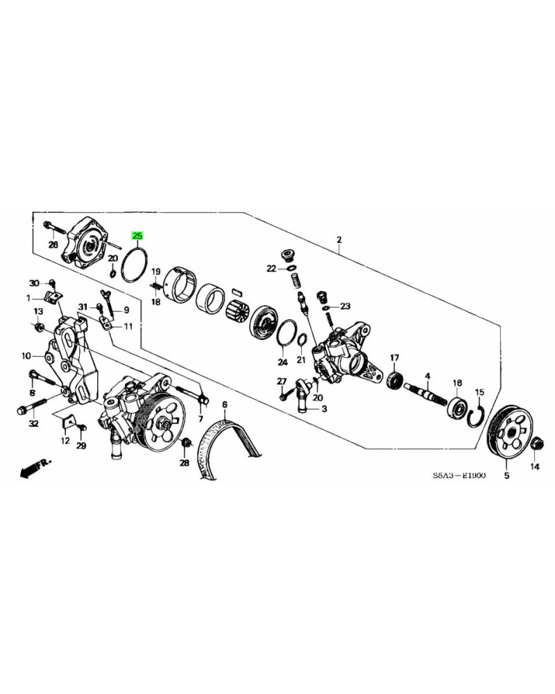 HONDA OEM PUMP COVER SEAL - 91349-PNC-J01 : KYP PERFORMANCE HOUSE