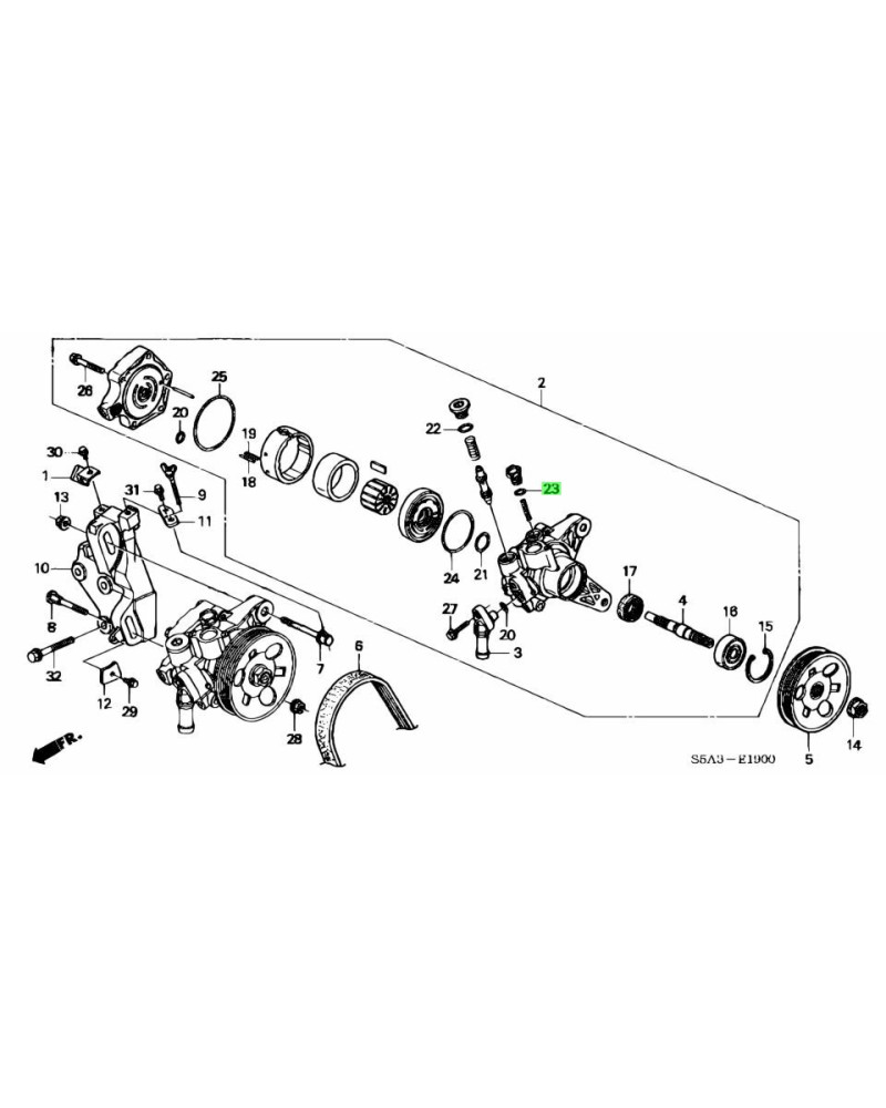 HONDA OEM O-RING 12.7 X 1.8 - 91347-PLA-003 : KYP PERFORMANCE HOUSE